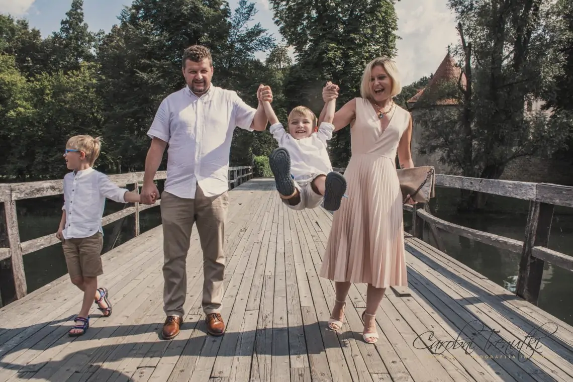 Družinsko fotografiranje fotografiranje družine