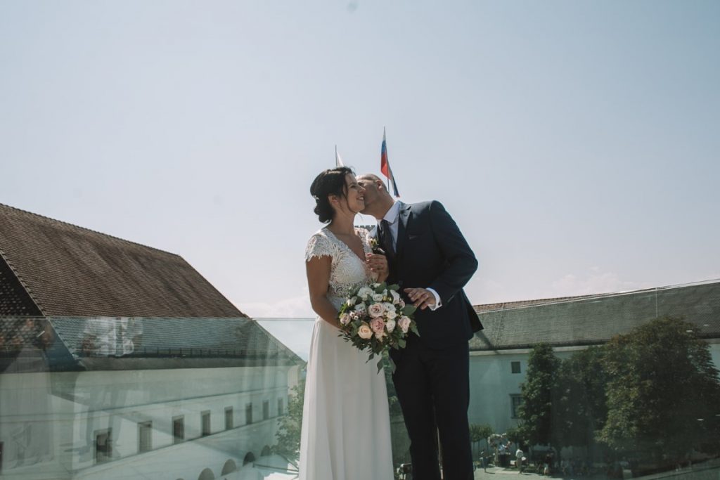 Fotografiranje poroke na Ljubljanskem Gradu - Poročni fotograf