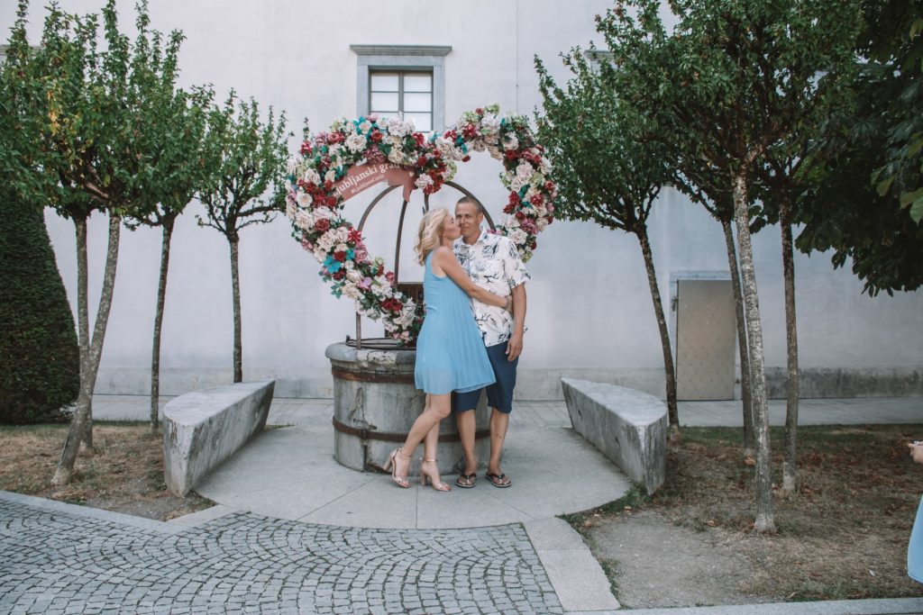 Poročni fotograf Poročno fotografiranje na Ljubljanskem gradu